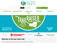 Tablet Screenshot of eastcoasttrail.com